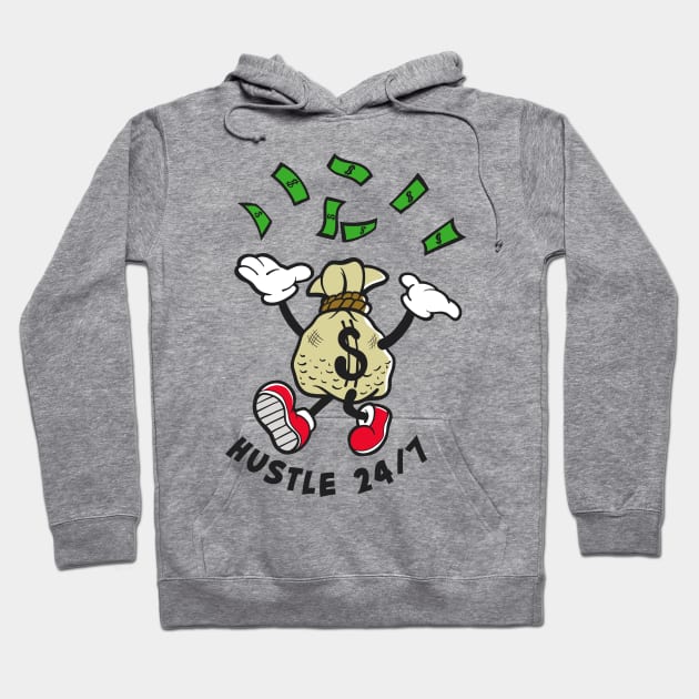 Hustle Hard Hoodie by Chris Nixt